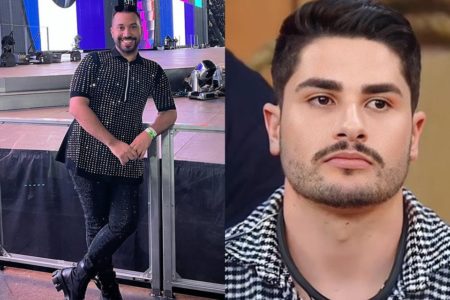 Montagem com fotos coloridas de Gil do Vigor e Lucas Souza - Metrópoles