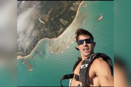 imagem colorida paraquedista goiano morre boituva