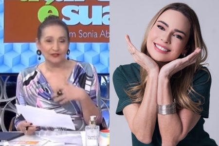 Montagem com imagens de Sonia Abrão e Rachel Sheherazade - Metrópoles