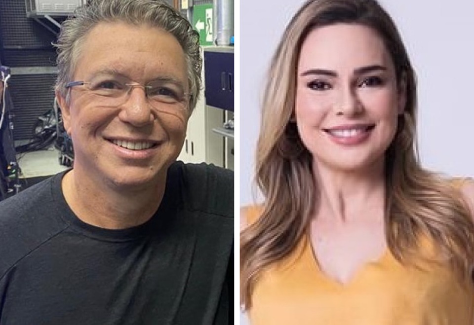 montagem colorida de Boninho e Rachel Sheherazade - Metrópoles