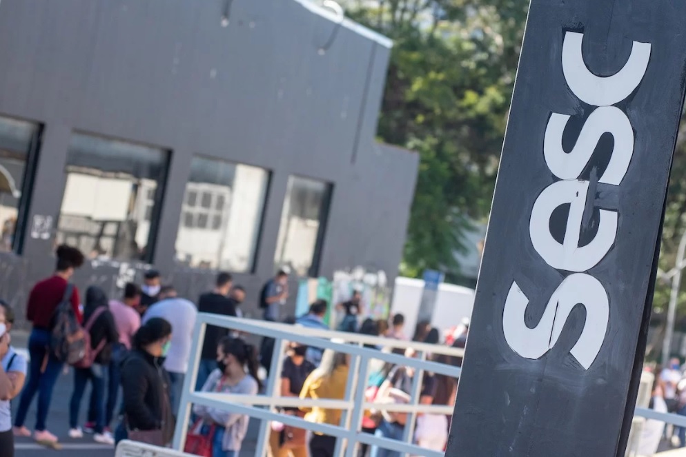 Placa do Sesc no DF