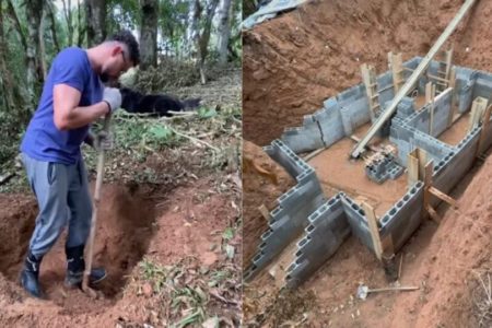 Imagem colorida de bunker do apocalipse construído em SC contra ataques nucleares e invasão zumbi - Metrópoles