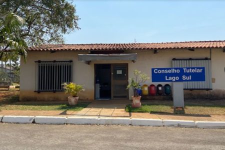 Fachada do conselho tutelar do Lago Sul