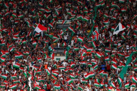 Imagem mostra torcedores do Fluminense no Maracanã - Metrópoles