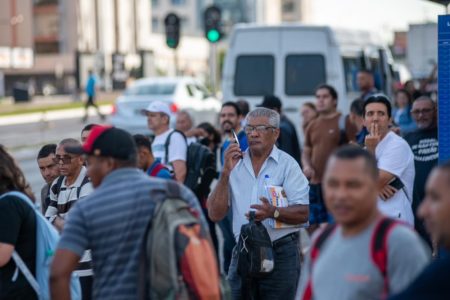 Início da greve dos rodoviários do Distrito Federal