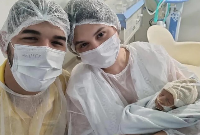 Zé Vaqueiro, Ingrid Soares e o filho caçula, Arthur - Metrópoles