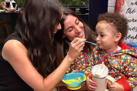 Foto colorida de Juliette Freire, Bianca Andrade e Cris - Metrópoles