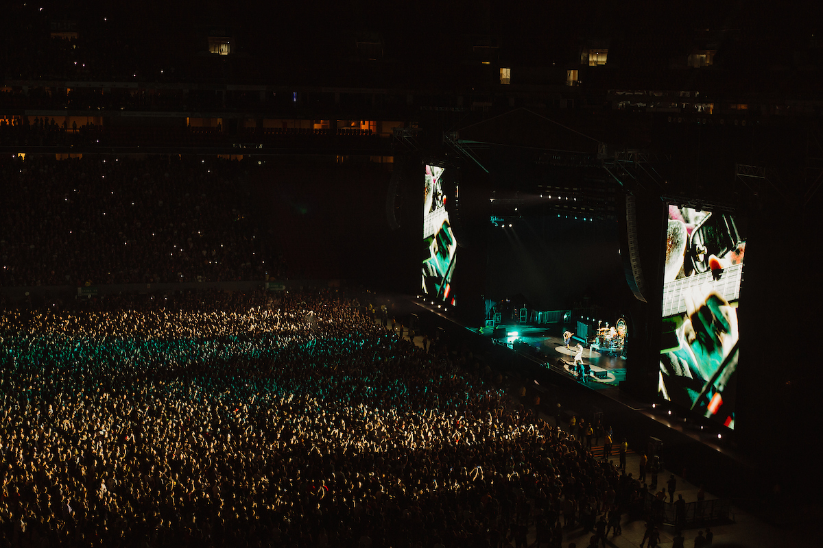 Cobertura social do show do Red Hot Chili Peppers - Metrópoles