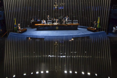 imagem colorida mostra plenário do Senado Federal - Metrópoles