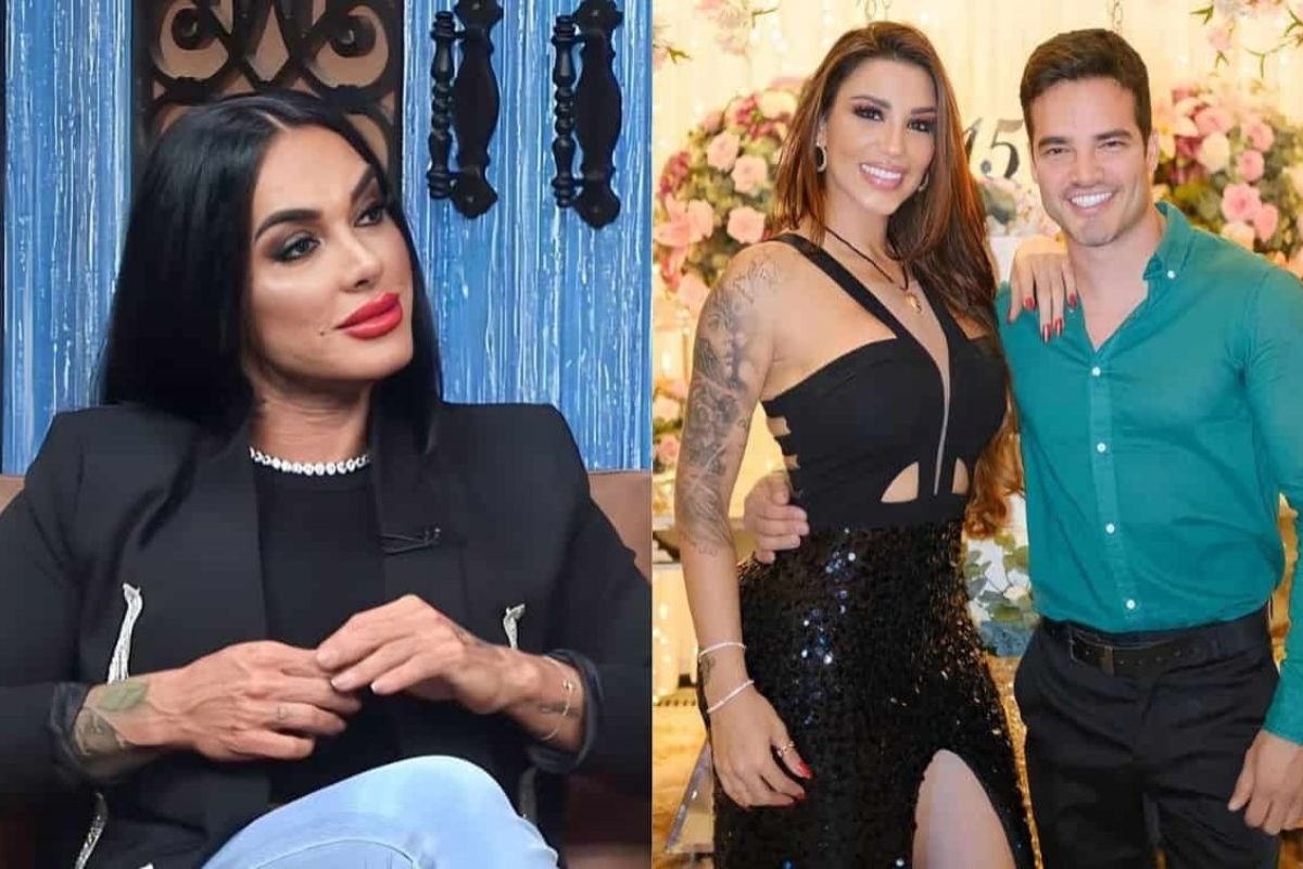 Kamila Simioni e Jenny com o marido, Fábio Gontijo