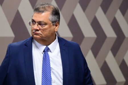 Flávio Dino fala durante sabatina no Senado - Metrópoles