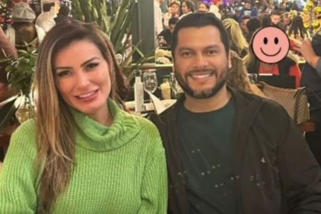 Foto colorida de Andressa Urach e Thiago Lopes - Metrópoles