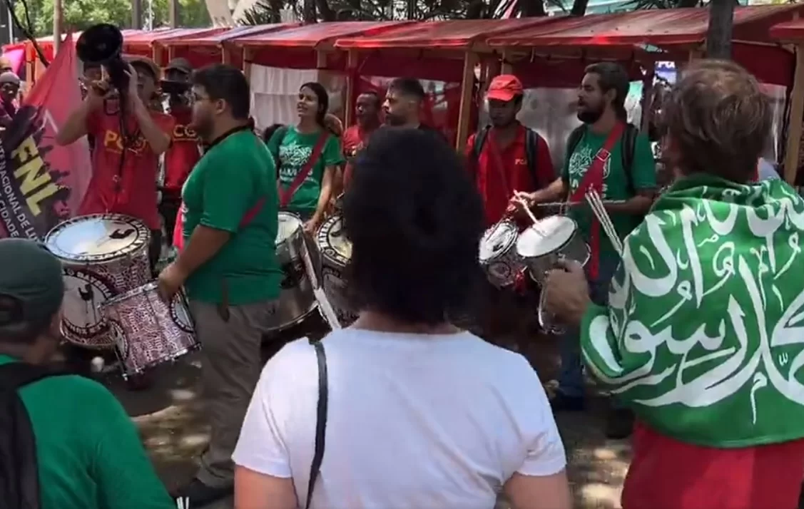 Manifestação do PCO em apoio ao Hamas - Metrópoles