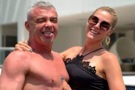 Ana Hickmann com o marido, Alexandre Correa