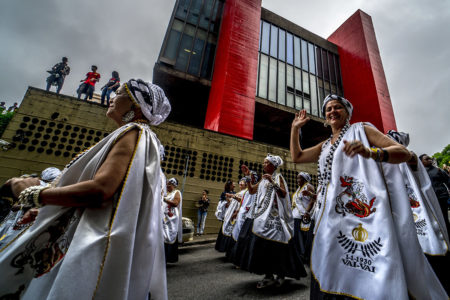 Marcha da Consciência Negra, na Avenida Paulista, em São Paulo