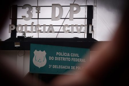 Fachada delegacia da Polícia Civil