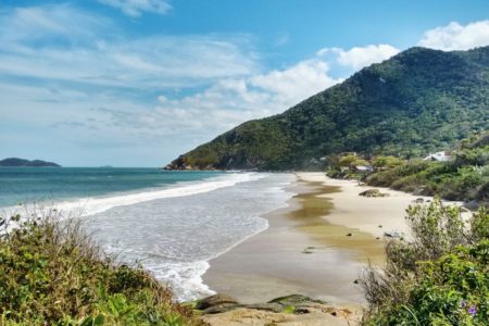 praia Solidão em Florianópolis