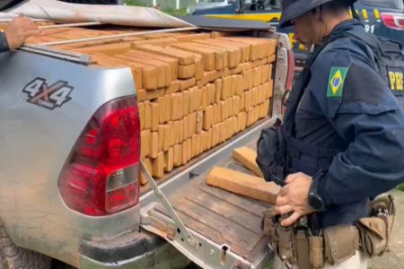 Tonelada de maconha Alto Paraíso de Goiás