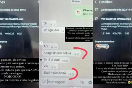 Motorista de creche é preso suspeito de trocar chocolate por fotos de mãe nua com criança de 7 anos