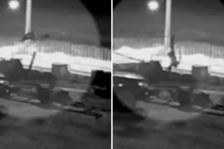 imagem colorida ladrao preso pela calça cristalina