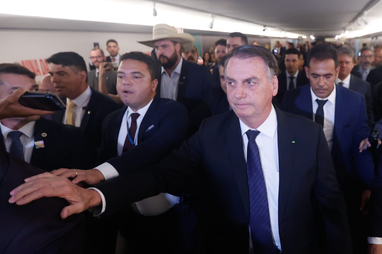 Jair Bolsonaro e Zé Trovão na Câmara - Metrópoles