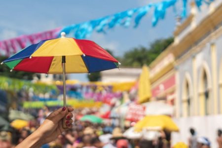 Foto de carnaval colorida