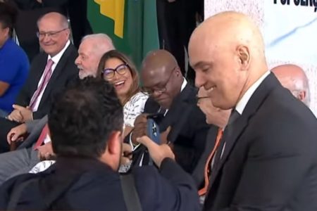 Moraes é chamado de Xandão no Palácio do Planaltp