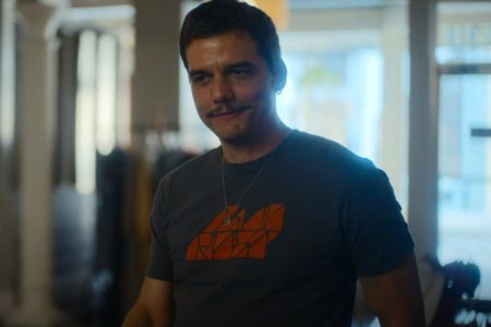 Foto colorida de Wagner Moura no trailer de Guerra Civil, da A24 - Metrópoles