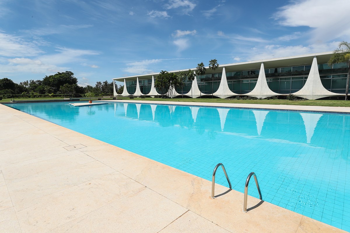 Piscina do Palácio da Alvorada - Metrópoles