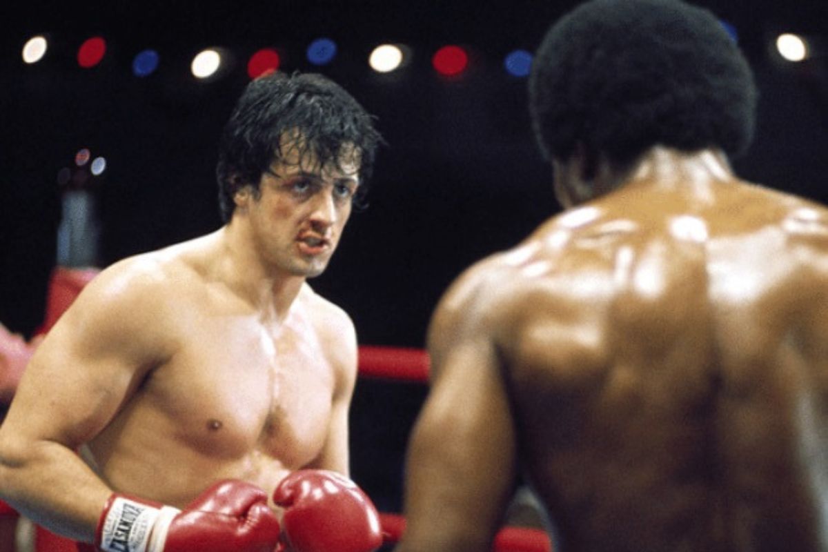 Cena do filme Rocky, de 1976