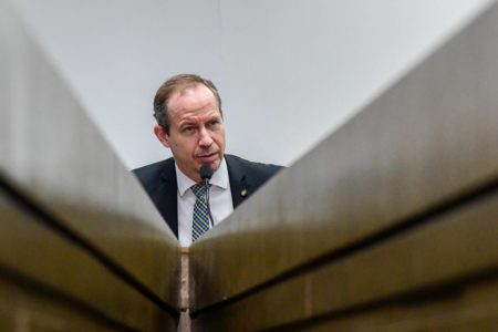 Imagem colorida do secretário-executivo no Ministério da Justiça, Ricardo Cappelli, em Brasília