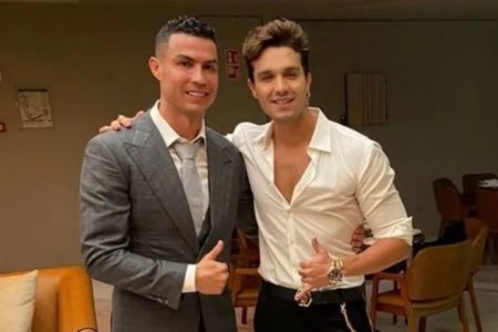 Cristiano Ronaldo Luan Santana rolex