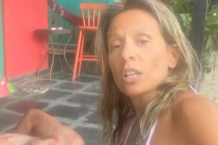 Print de um vídeo de Luísa Mell - Metrópoles