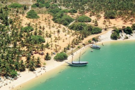 praia do Gunga em Maceió