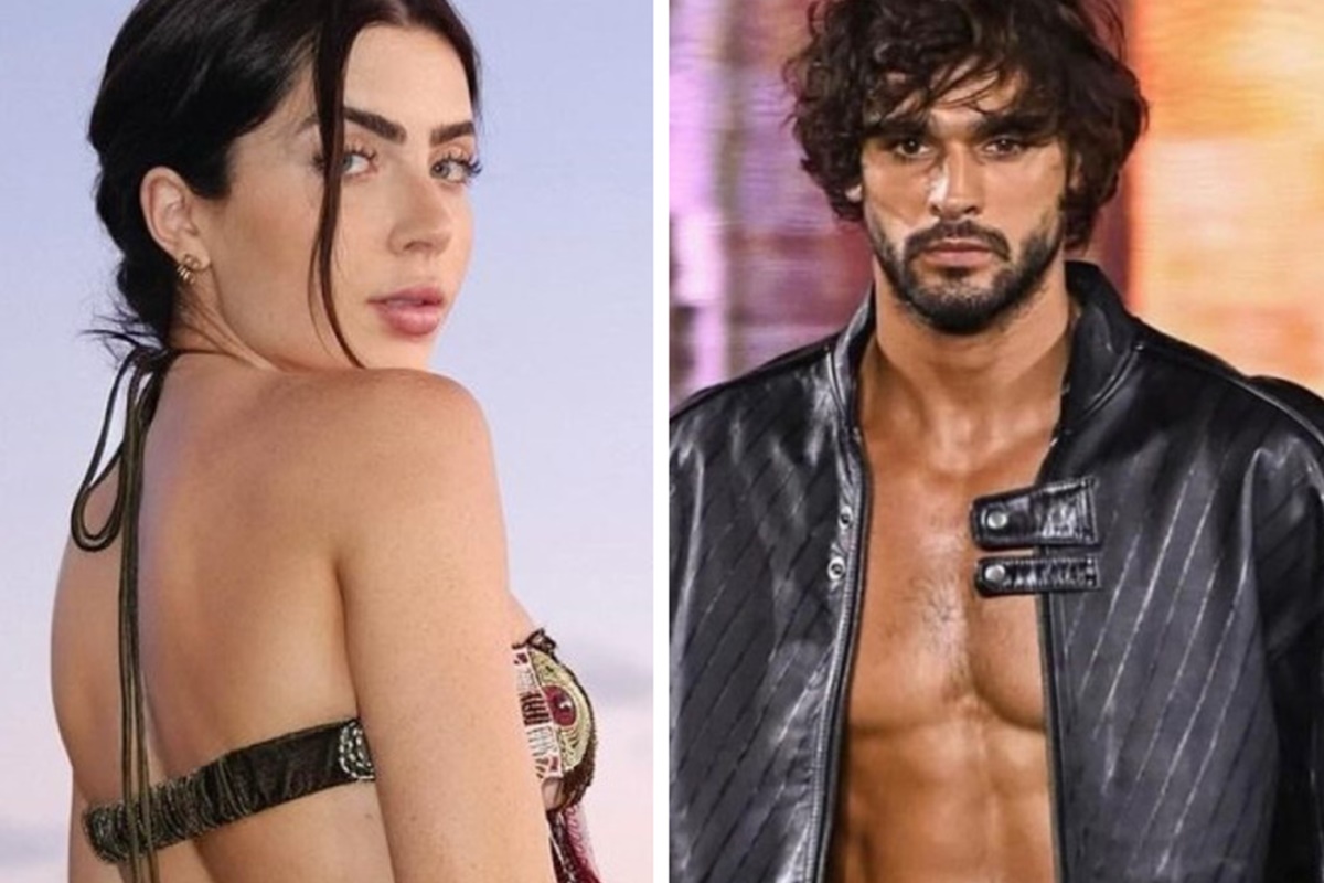 Montagem feita a partir de fotos das redes sociais de Jade Picon e Marlon Teixeira - Metrópoles