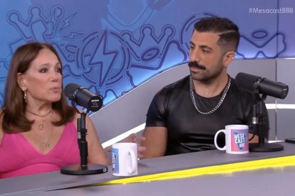 Foto colorida de Susana Vieira e Kaysar - metrópoles