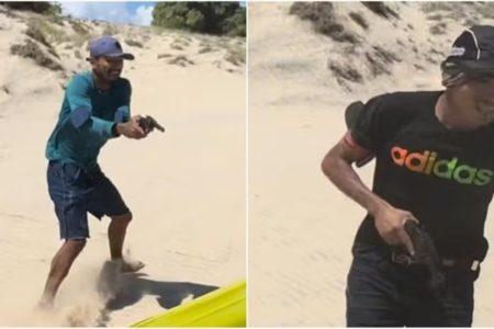 VÍDEO: criminosos armados tentam assaltar turistas em buggy em dunas no Ceará