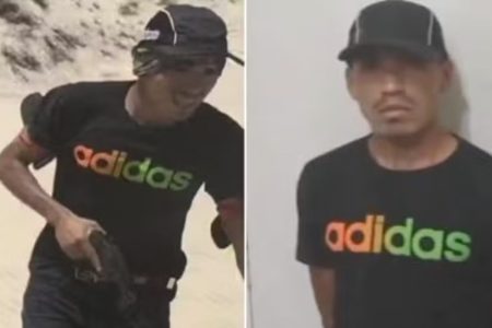 imagem colorida criminoso tentativa de assalto praia cumbuco