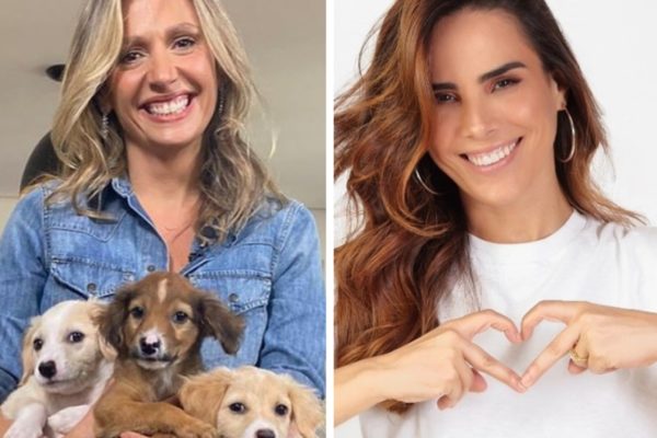 Montagem feita a partir de fotos das redes sociais de Luisa Mell e Wanessa - Metrópoles