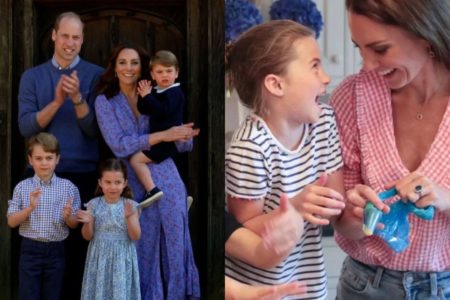 Foto da familia de Kate Middleton