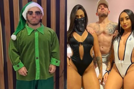 Anão Pitoco e moça vestida de super mulher - Metrópoles