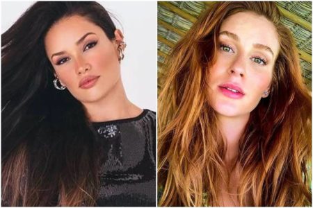 Montagem com as fotos de Juliette e Marina Ruy Barbosa - Metrópoles