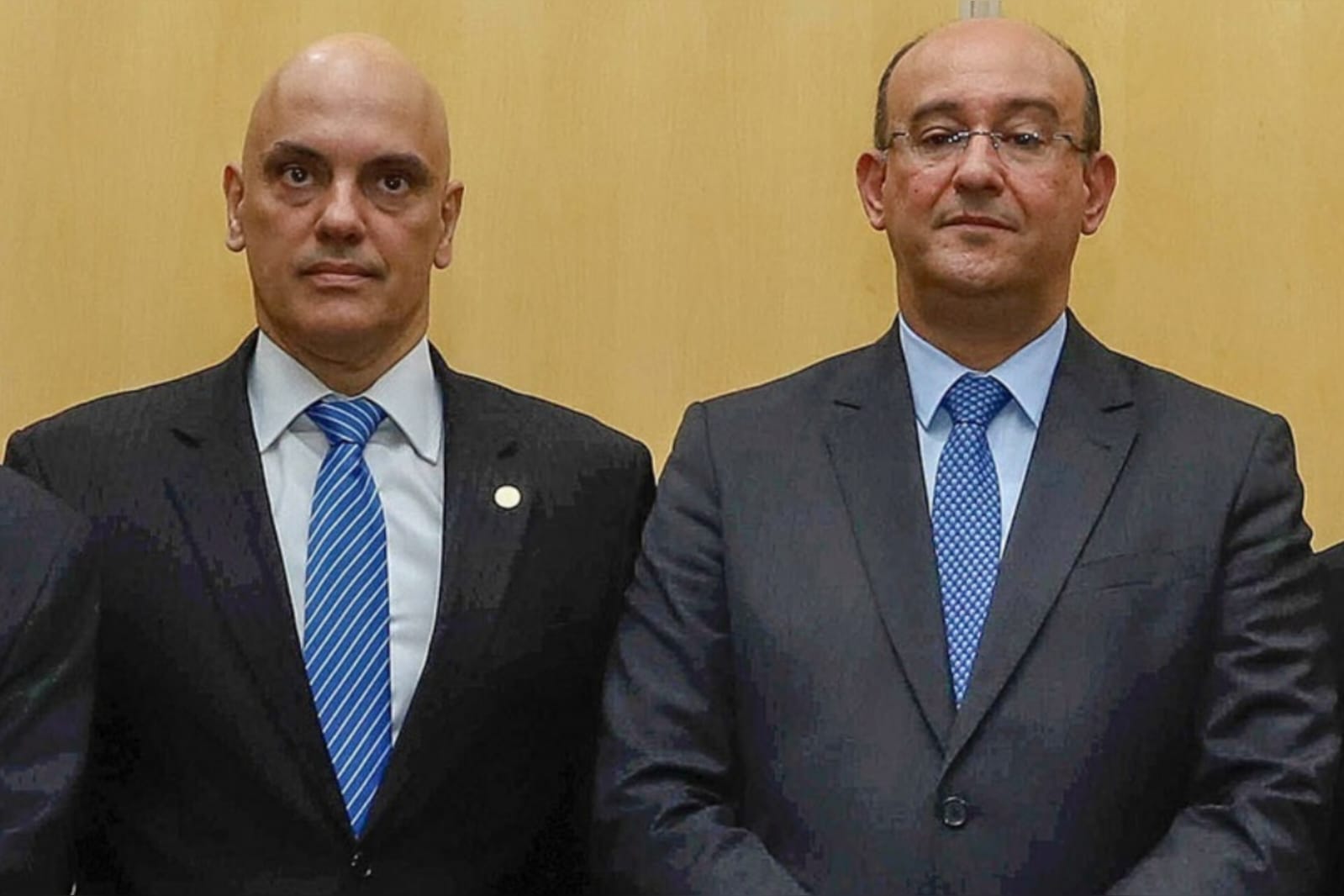 Alexandre de Moraes ao lado de Gianpaolo Smanio em foto de 2018