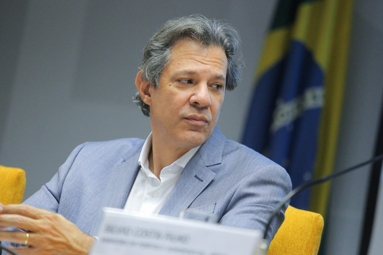 Foto colorida do ministro da Fazenda, Fernando Haddad - Metrópoles