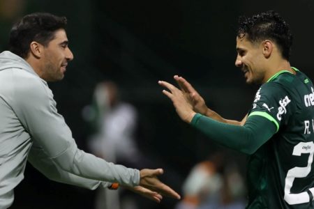 Abel Ferreira e Raphel Veiga - Metrópoles