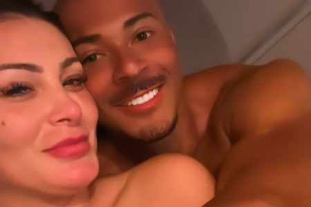 Foto colorida de Andressa Urach e o namorado, Lucas Ferraz - Metrópoles