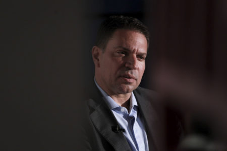 PF Imagem colorida da entrevista com o deputado federal do PL e ex-diretor-geral da Abin Alexandre Ramagem no estúdio do Portal Metrópoles