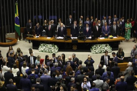 Foto colorida mostra plenário do Congresso Nacional - Metrópoles