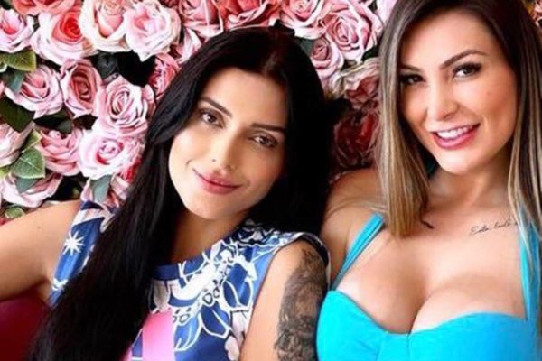 Foto colorida de Fernanda Campos e Andressa Urach - Metrópoles