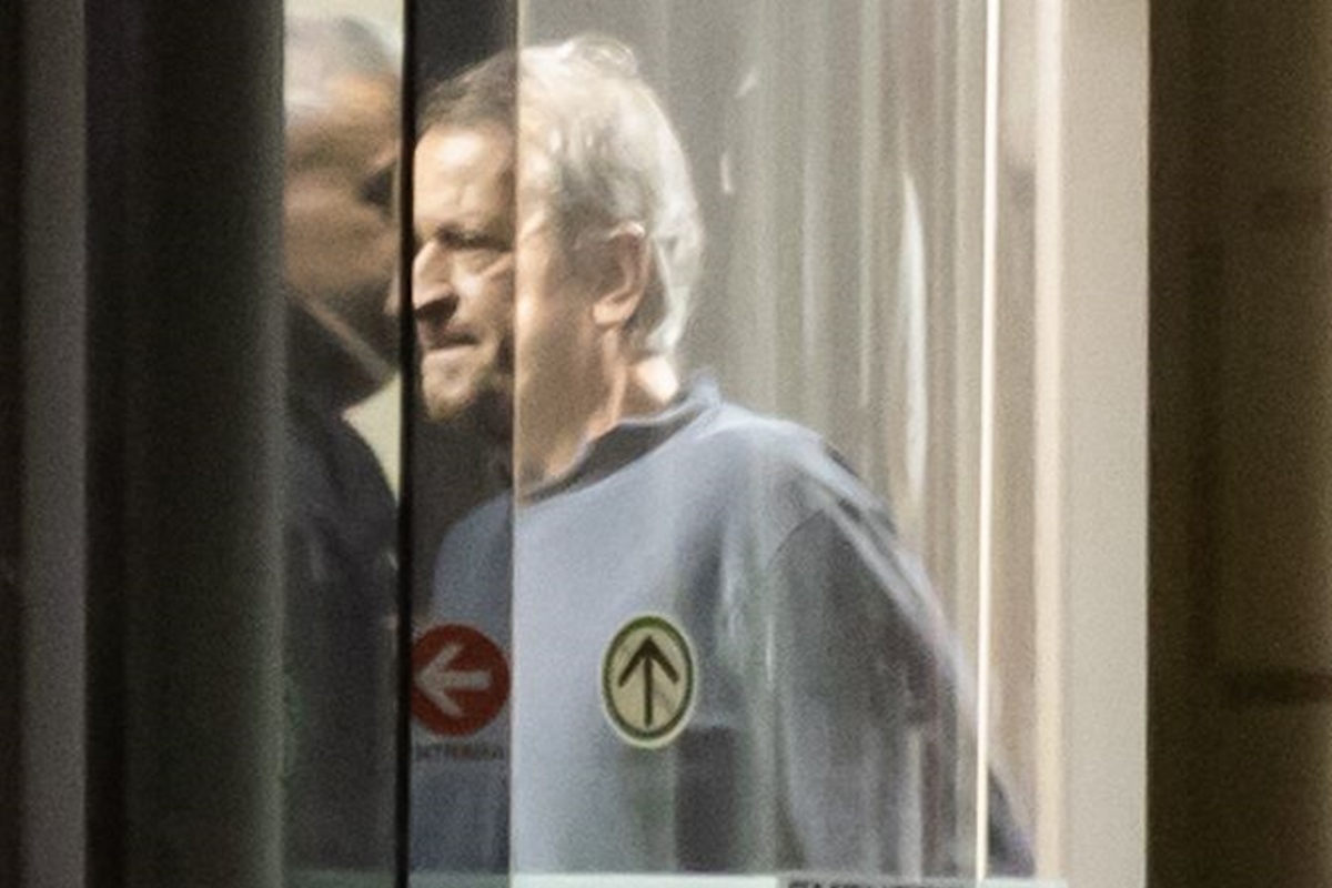 Imagem colorida mostra Valdemar da Costa Neto na superintendência da PF, em Brasília, onde estava preso - Metrópoles